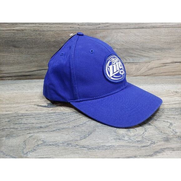 Miller Brewing Company 2007 Miller Light Snapback Baseball Cap Blue - Picture 3 of 6